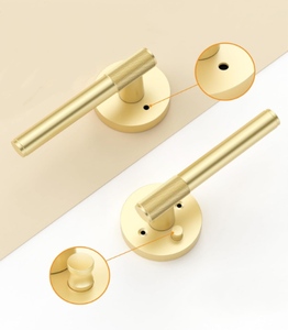 Sự riêng tư Ổ khóa cửa sang trọng phong cách hiện đại khóa cửa thiết lập với Knurled khóa cửa xử lý - Product Image 3