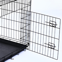 Cage pliable robuste pour chien, chenil en fer, cage en fil métallique sans fond, cage de transport pour toutes les saisons