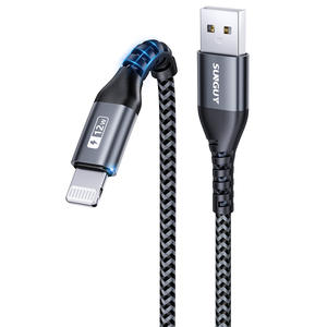 Cable de Datos USB Tipo-C de Carga Rápida SUNGUY, Trenzado de Nailon, con 3 Años de Garantía, Ecológico, Multifuncional, MOQ Bajo - Product Image 3