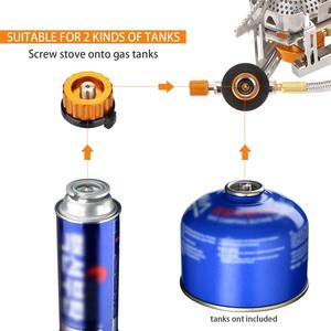 Amping תנור 3500 W תנור גז עם Piezo הצתה, windproof גז קמפינג תנור לכל בורג מחסנית גז מבערים עם מתאם - Product Image 3