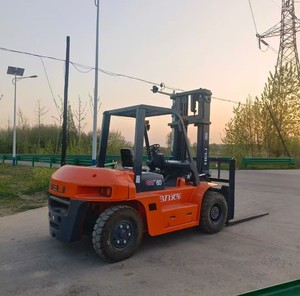 Carretilla elevadora diesel usada HELI <span class=keywords><strong>CPCD60</strong></span> de 6 toneladas con neumático doble delantero para la entrega de material al aire libre - Product Image 3