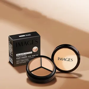 OEM IMÁGENES venta al por mayor belleza maquillaje cosmético alta definición tres colores impermeable corrector paleta crema