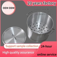 Profession elle große 8-100qt verschiedene Größe Aluminium Kochen Dampf Suppen topf Klassisches Design Nachhaltige Funktion Dampfer enthalten