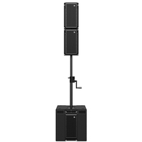 Sistema de Altavoces de Columna y Line Array Profesional Activo Smart Line Dual de 8 Pulgadas 2026 con 300W LF/80W HF y Cobertura Vertical del 100%