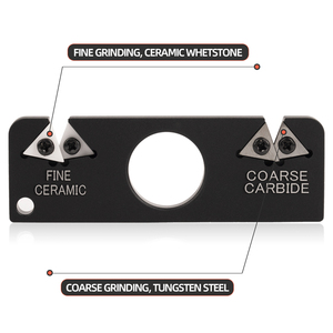 Vente chaude du fabricant aiguiseur de couteaux de poche portable en plein air mini <span class=keywords><strong>pierre</strong></span> <span class=keywords><strong>à</strong></span> <span class=keywords><strong>aiguiser</strong></span> en acier au tungstène <span class=keywords><strong>à</strong></span> 2 étages pour couteaux - Product Image 2