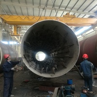 Secador Rotatorio Industrial de 5tph para Secado de Materiales con Alta Humedad