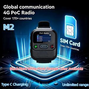 Radio bidirectionnelle cellulaire <span class=keywords><strong>4G</strong></span> GaodaPTT M2 LTE avec fonction Push-to-Talk, interphone longue portée, carte SIM, plateforme Xin POC - Product Image 1
