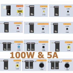 Adaptador de Corriente USB-C Tipo C de Carga Rápida de 100 W, Convertidor de Cargador para Computadora Portátil HP <span class=keywords><strong>Dell</strong></span> Think Notebook - Product Image 4