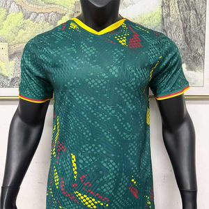 Maglia del Camerun 2025 Les Lions Indomptables di Alta Qualità, Edizione Giocatore, Maglietta da Calcio Unisex Economica, 100% Poliestere Traspirante - Product Image 1