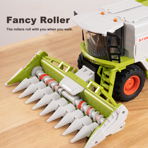 YYRC 2in1 RC ferme tracteur et pulvérisateur camion Combo 2.4Ghz 4WD Simulation moissonneuse-batteuse jouet pour enfants véhicule éducatif cadeaux bricolage - Product Image 4