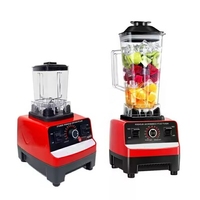 2-delige 4500W plastic heavy-duty commerciële mixer smoothie-sapcentrifuge voedselverwerker blender makkelijk schoon te maken duurzaam