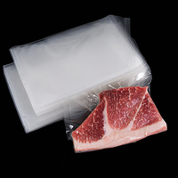 Sacs sous vide transparents en PET, matériau de qualité alimentaire personnalisé, conforme aux normes de l'FDA, pochette d'emballage sous vide plate pour la viande, le bœuf et le stockage des aliments