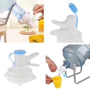 Válvula dispensadora de agua, grifo dispensador de agua para jarra, tapa de jarra de agua, boquilla de botella, grifo de plástico reutilizable, dispensador de bebidas - Product Image 4