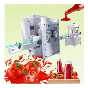 Champú Crema Ketchup Hidratante Loción de aceite cosmético Miel Pasta de alimentos 100-1000ml Máquina de llenado de mermelada