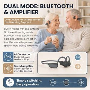 Портативные беспроводные наушники-гарнитура с <span class=keywords><strong>Bluetooth</strong></span>, водонепроницаемые, с микрофоном, для бега, с активным шумоподавлением, на шейном ремешке, с функцией зарядки от мобильного устройства - Product Image 5