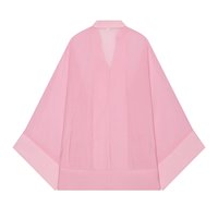 SHENZHU 2026 Nouvelle Collection Automne T-shirt Femme Col V Style Chinois Nouveauté Décoration Boutons Nœud Cordon Ourlet Droit