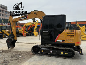 รถขุดตีนตะขาบ Sy75c 7.5ตันขนาดเล็กจากจีนมือสอง Sany SY 75 75C - Product Image 3