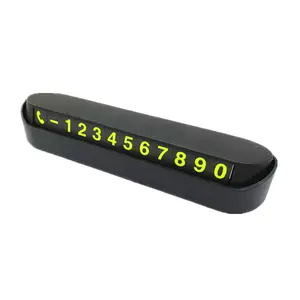 Hot Sale Car Accessories Wholesale Privacy Protection Temporary Auto Mobile Phone Number Card Car Parking Number Plate