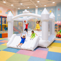 Château gonflable FBSPORT, petit château gonflable blanc pour enfants, prêt à être expédié, château gonflable 1 pièce à bas prix