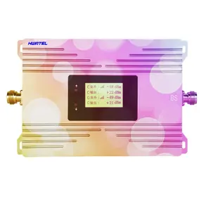 GSM 850 MHz 0.5 watt 27dB 80 dBi Cell Phone Signal Booster Pico Repeater high gain AGC 3000 square meter 15 ceiling antenna