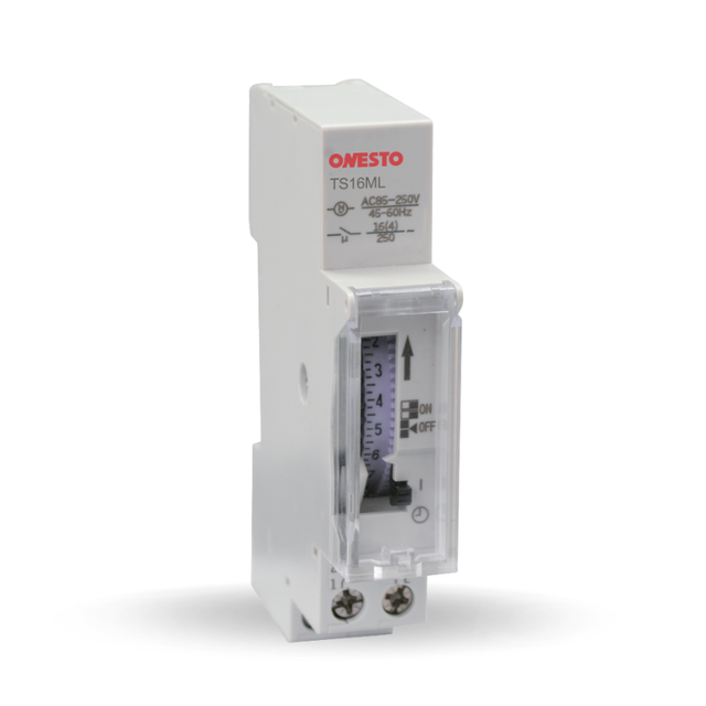 Onesto Programmable Time Switch with Analogue Dial 24 Hour Mechanical 4A 16A 85V to 250V Timer Switches
