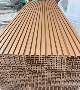 Panneau mural <span class=keywords><strong>ext</strong></span>érieur en composite bois-plastique écologique, revêtement mural WPC - Product Image 2