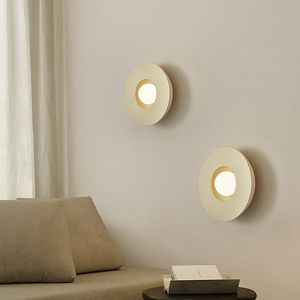 Lámpara de Pared de Estilo Nórdico Minimalista Japonés Retro para Dormitorio, Balcón, Vestidor, Pasillo con Función de Luz de Techo - Product Image 6