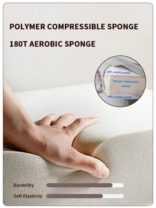 <span class=keywords><strong>Canapé</strong></span> d'angle <span class=keywords><strong>Chesterfield</strong></span> moderne en tissu capitonné, <span class=keywords><strong>convertible</strong></span>, extensible, pliable, modulaire, trois places, avec rembourrage en éponge amovible - Product Image 5