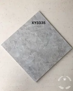 300*300mm color gris piedra arenisca rústica cerámica rectificada azulejos de suelo de baño textura de piedra mate Interior Villa al aire libre