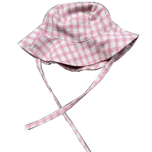 Summer Custom Sunbonnets Summer <strong>Hat</strong> With Visor <strong>Sun</strong> <strong>Newborn</strong> Reversible Linen Baby Girl <strong>Sun</strong> <strong>Hat</strong> Toddler Bonnet - Product Image 4