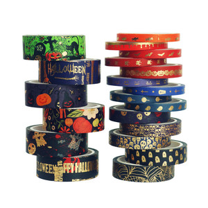 Halloween Washi Tape 5M Journal Decoration <b>Paper</b> Crafts Custom <b>Pattern</b> Stickers - Product Image 1