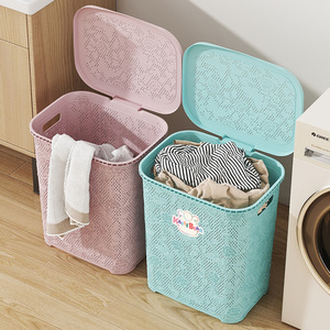 <span class=keywords><strong>Panier</strong></span> à <span class=keywords><strong>linge</strong></span> en plastique à motif floral avec couvercle, <span class=keywords><strong>panier</strong></span> de <span class=keywords><strong>tri</strong></span> et de rangement pour les vêtements sales de la mère et du bébé, <span class=keywords><strong>panier</strong></span> à <span class=keywords><strong>linge</strong></span> en plastique - Product Image 2