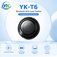 Pelacak Anti-Hilang Mini Bluetooth WiFi dengan Baterai yang Dapat Diganti, Kompatibel dengan Aplikasi Android/PC, Pencari Kunci untuk Hewan Peliharaan, Tas, Koper, dan Barang Berharga