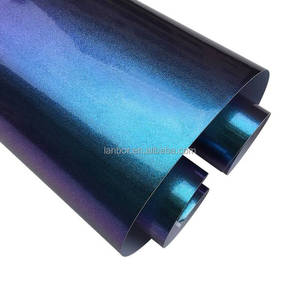 Vinilo Adhesivo Ecológico para Automóviles, Superficie Brillante/Mate, Efecto Camaleón, Color Morado, <span class=keywords><strong>1</strong></span> Rollo - Product Image 4