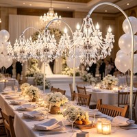 Lustre de sol en cristal K9 de luxe pour mariage, luminaire décoratif pour hôtel, banquet, villa, salon