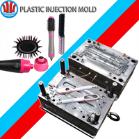 Molde de Inyección de Alta Precisión de 3 Placas para Carcasas de Dispositivos de Belleza y Cuidado del Cabello, Herramientas Personalizadas de ABS/PC con Acabado de Alto Brillo