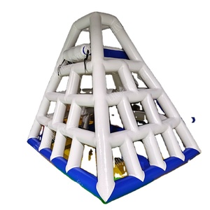 Custom <b>Inflatable</b> PVC <b>Water</b> Park Triangle <b>Slide</b> Climbing Pyramid Toys 100-500kg Capacity for Home/School Use - Product Image 2
