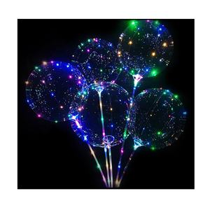 Decoración Romántica Inflable para Fiestas, Ramadán Mubarak, Globo Transparente con Luz LED Intermitente, Globo Burbuja <span class=keywords><strong>Bobo</strong></span> para Ramadán - Product Image 4