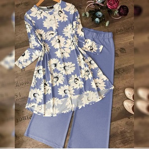 ชุดเดรสอินเดีย Kurtis สำหรับผู้หญิง ผ้าฝ้ายผสมเรยอน ดีไซน์ทันสมัย พร้อมสวมใส่ ราคาประหยัด พร้อมผ้าคลุมไหล่หลากสี - Product Image 4