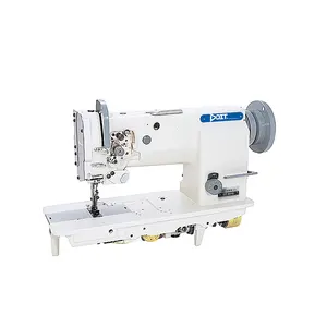 DT4420 Double needle heavy duty compound feed straight walking foot leather industrial sewing machine price