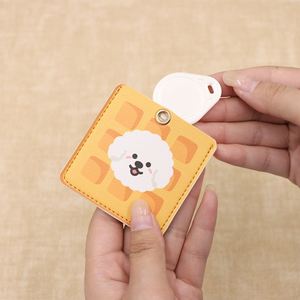 ปลอกใส่บัตรกุญแจหนัง PU ลายการ์ตูนน่ารัก พวงกุญแจใส่บัตรประจำตัว ปลอกใส่บัตรสำหรับใช้ในชีวิตประจำวัน - Product Image 2