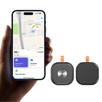 Traceur GPS iOS pour personnes âgées et animaux de compagnie, localisateur intelligent noir compatible avec l'application iOS