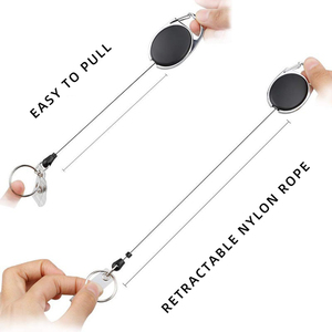 Bán Buôn Hình Bầu Dục Có Thể Thu Vào Huy Hiệu <span class=keywords><strong>Clip</strong></span> Keychain Bác Sĩ Điều Dưỡng Id Làm Việc Chủ Thẻ Với Có Thể Thu Vào Cho Khóa - Product Image 3