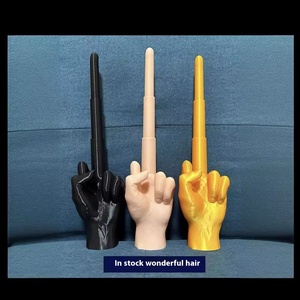 3D stampa pugno luminoso dito medio spada telescopica Unisex altro materiale giocattoli <span class=keywords><strong>Gag</strong></span> novità creativa degli studenti universitari - Product Image 3