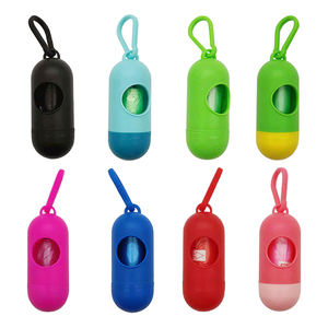 Dispensador de Bolsas para Excremento de Perro, en Forma de Pastilla, con Opciones Multicolores, Impresión Personalizada, Estuche de Plástico para Bolsas de Desechos - Product Image 1