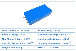 Wiederauf ladbare prismatische Lithium 3,2 V Lifepo4 Batterie Lifepo4 Zelle 20Ah - Product Image 2