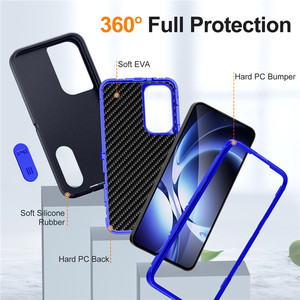 Funda Protectora Antigolpes de Grado Militar con Protección de 360 Grados Compatible con <span class=keywords><strong>Samsung</strong></span> <span class=keywords><strong>Galaxy</strong></span> <span class=keywords><strong>S22</strong></span> S26 A53 5G con Soporte - Product Image 4