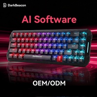 Clavier mécanique filaire RGB rétroéclairé Flux 68 RU, 87 touches, magnétique, IA, taux de polling 8K, RT 0,01 mm, à effet Hall, pour le gaming, résistant aux éclaboussures