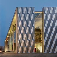 Panneaux ACM Alucobond ignifuges A2 de haute qualité, écologiques, modernes, 4 mm, 6 mm, 3 mm, revêtement mural extérieur en aluminium PVDF