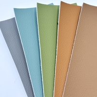 Cuir PU sans solvant 1,4 mm haute résistance à l'hydrolyse, tissu PU durable pour canapés et meubles